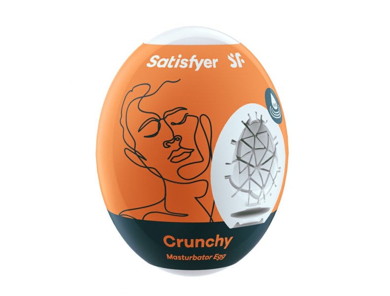 Masturbator żelowe jajeczko Satisfyer Crunchy sex - 4